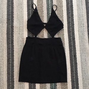 SOLD! Black h:ours Cut-Out Dress from REVOLVE